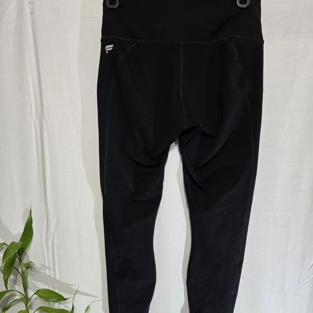 Fabletics Black Matte High-Waisted Leggings